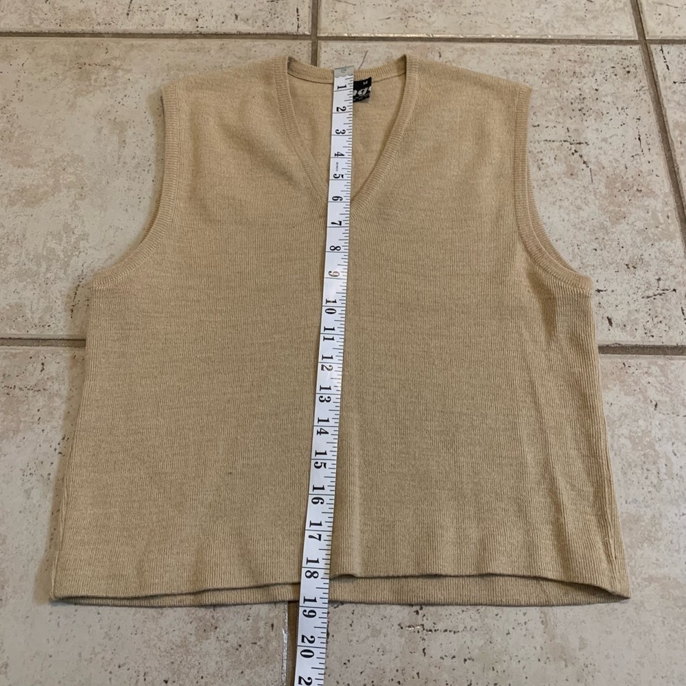Vintage 1980s "Ingo" V-Neck Sweater Vest, Made in Canada, Size M - Picture 6 of 6